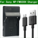 Chargeur de batterie d'appareil photo pour sony np - fm55h np - fm500h np - f550 np - fp50 np - fh50 ...