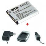 Chargeur + batterie li - 40b / li - 42b pour olympus vr - 325, vr330, x - 15, x - 845, x - 855