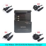 Chargeur mh - 23 pour nikon en - el9 en - el9a l batterie d5100; d5000; d3000; d700; d300; d100; d70; ...