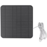 Chargeur de panneau solaire 12 w pour camra annulaire, panneau solaire mural rglable tanche ip65 avec ...