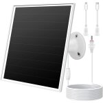 Chargeur de panneau solaire 6 w pour camras de scurit extrieures, dc 5 v, ip65 tanche. micro usb ...