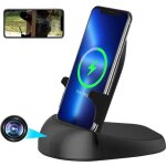 Chargeur sans fil avec camera espion full hd 1080p wifi pour surveillance discr�te yonis