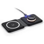 Chargeur sans fil station de charge qi 2 en 1, station de charge inductive pliable pour casque sans fil, ... Chargeur sans fil station de charge qi 2 en 1, station de charge inductive pliable pour casque sans fil, ...