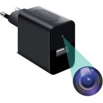 Chargeur secteur cam�ra espion full hd 1080p vid�o d�tection de mouvement ir + sd 16go yonis