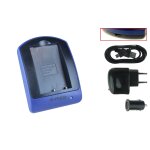 Chargeur (usb / auto / secteur) en - el9 enel9 pour nikon d40, d40x, d60, d3000, d5000