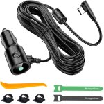 Chargeur de voiture pour cam�ra embarqu�e, interfaces usb - c, cordon d'alimentation universel pour enregistre ...
