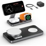 Charging dock for iphone 16 15 14 13 12 pro / max / plus, apple watch 9 8 se 7 6 5 4 3 2, airpods 2 / ...
