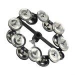 Charley tambourin pour batterie cymbales d'installation rapide son brillant d'acier cloches