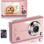 Checarzhn - - no1 - appareil photo numrique 4 k hd 1080p 48 mp appareil photo compact avec carte sd ...