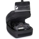 Checarzhn - - no1 - coque dure appareil photo dslr a accs rapide avec intrieur rembourr, boucle de ...