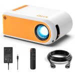 Checarzhn - - no1 - mini projecteur pour films en plein air, projecteur vido full hd 1080p pour iphone, ...