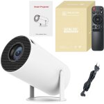 Checarzhn - - no1 - mini vidoprojecteur natif 1080p avec pr en charge 4k, projecteur avec wifi 6, bt5. ...