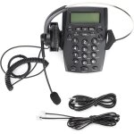 Checarzhn - - no1 - tlphone filaire ht800 pour centre d'appels, tlphone filaire avec casque micro ...