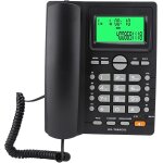 Checarzhn - - no1 - tlphone fixe avec haut parleur franais, telephone fixe rpur, ancien tel fixe, ...