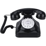 Checarzhn - - no1 - téléphone vintage, wx - 3011 téléphone fixe vintage noir multi - fonction en plastique ... Checarzhn - - no1 - téléphone vintage, wx - 3011 téléphone fixe vintage noir multi - fonction en plastique ...