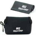 Checarzhn - - no1 - ultra light'' neoprene sac photo housse etui sacoche pour samsung wb350f (noir)