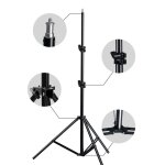 Chef de quartier - trpied de photographie et de studio vido 78 pouces / 6. 5 pieds / 200cm, support ...