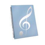Chemise de partitions, capacit� de 60 pages, classeur / support de partitions, convient au format lettre ...