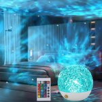 Cheng - projecteur ciel etoil, 16 couleurs lampe led wave lamp, projecteur de galaxie pour dcorer, ...