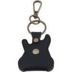 Chenquansarl - 1 support de médiators de guitare noir etui en cuir pu artificiel avec porte - clés et ... Chenquansarl - 1 support de médiators de guitare noir etui en cuir pu artificiel avec porte - clés et ...