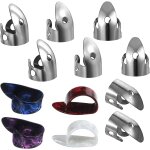 Chenquansarl - lot de 12 médiators en acier avec 8 médiators en acier argenté et 4 médiators réglables ... Chenquansarl - lot de 12 médiators en acier avec 8 médiators en acier argenté et 4 médiators réglables ...