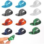 Chenquansarl - lot de 12 mdiators plats en cellulod pour guitare acoustique, banjo ou ukull, harpe, ...