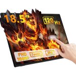 Chenquansarl - 18. 5 inch portable monitor 1920x1080 ips touchscreen 120hz fhd 1080p touch display with ...