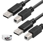 Chenquansarl - 2 pices cble midi dimprimante usb cable a vers b 2. 0 pour instruments musique clavier ...