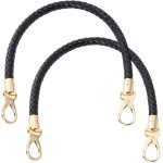 Chenquansarl - ¿ lot de 2 poignes de rechange en cuir tress avec crochets pivotants en mtal pour ...