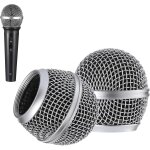 Chenquansarl - lot de 2 ttes de microphone de rechange pour microphone shure sm58, filtre anti - pop ...