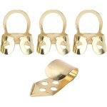 Chenquansarl - 4 pides ensemble de choix de doigt de guitare en mtal choix de doigt choix de pouce ...