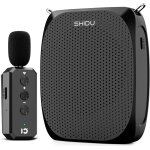 Chenquansarl - amplificateur de voix microphone lavalier sans fil amplificateur de voix amplificateur ...
