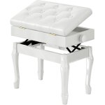 Chenquansarl - banc de piano, banc piano en cuir pu epais a 10 boutons, tabouret piano réglable en hauteur ... Chenquansarl - banc de piano, banc piano en cuir pu epais a 10 boutons, tabouret piano réglable en hauteur ...