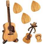 Chenquansarl - bote a mdiators en bois pour guitare acoustique - bote a mdiator en bois - mediator ...