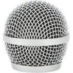 Chenquansarl - bonnette anti - vent de remplacement pour tte de microphone en acier inoxydable pour ...