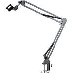 Chenquansarl - bras de microphone rglable pour bureau avec barre de suspension pour microphone - fixation ...