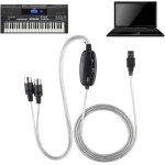 Chenquansarl - cble midi vers usb, cble midi usb cble midi, cble d'interface midi pour true plug ...