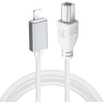 Chenquansarl - câble usb type - b vers midi 1, 5 m câble usb otg compatible avec iphone, appareils ios, ... Chenquansarl - câble usb type - b vers midi 1, 5 m câble usb otg compatible avec iphone, appareils ios, ...