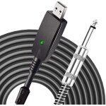 Chenquansarl - cble usb pour guitare, guitare basse vers usb, adaptateur professionnel pour guitare ...