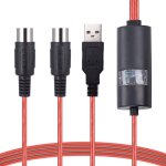 Chenquansarl - cble usb vers midi, cble usb midi usb vers interface midi 5 broches, compatible avec ...