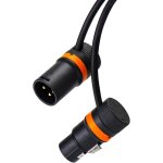 Chenquansarl - cble xlr pour microphone 0, 5 m - cble symtrique 3 broches mle vers femelle pour microphone ...