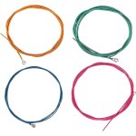 Chenquansarl - cordes de basse electrique 4pcs / jeu de cordes colorées en métal accessoires pour basse ... Chenquansarl - cordes de basse electrique 4pcs / jeu de cordes colorées en métal accessoires pour basse ...
