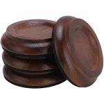 Chenquansarl - coupelle pour roulette de piano, patins de roulette en noyer silencieux, protecteur de ...