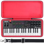 Chenquansarl - dur etui de voyage rigide housse cas coque pour akai professional mpk mini plus clavier ...
