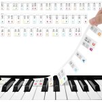 Chenquansarl - etiquettes de notes de piano, notes de clavier de piano amovibles en silicone guide des ... Chenquansarl - etiquettes de notes de piano, notes de clavier de piano amovibles en silicone guide des ...