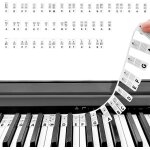 Chenquansarl - guide de notation piano apprendre dbutant etiquettes de touche piano silicone dtachable ...