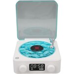 Chenquansarl - haut - parleur bluetooth rtro avec tourne - disque, 4 modes, haut - parleur stro portable ...