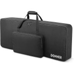 Chenquansarl - housse pour clavier 61 touches, 104 x 41 x 13 cm, etui souple sac de transport rembourré ... Chenquansarl - housse pour clavier 61 touches, 104 x 41 x 13 cm, etui souple sac de transport rembourré ...