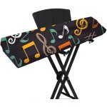 Chenquansarl - housse de clavier de piano electronique en elasthanne extensible anti - poussière avec ... Chenquansarl - housse de clavier de piano electronique en elasthanne extensible anti - poussière avec ...
