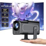 Chenquansarl - hy320 mini videoprojecteur, wifi bluetooth mini projecteur video prend en charge 4k, retroproje ... Chenquansarl - hy320 mini videoprojecteur, wifi bluetooth mini projecteur video prend en charge 4k, retroproje ...